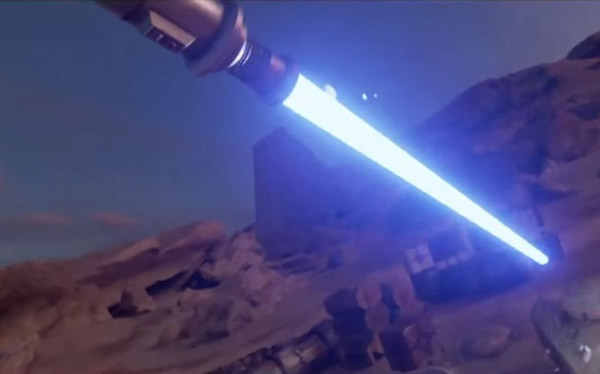 Геймеры получили возможность сразиться на световых мечах Геймеры получили возможность сразиться на световых мечах